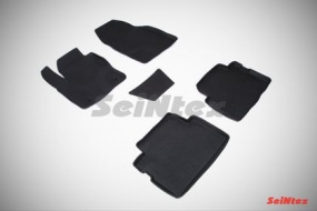 Коврики резиновые Seintex с высоким бортиком для салона  Ford C-Max II 2010-2021
